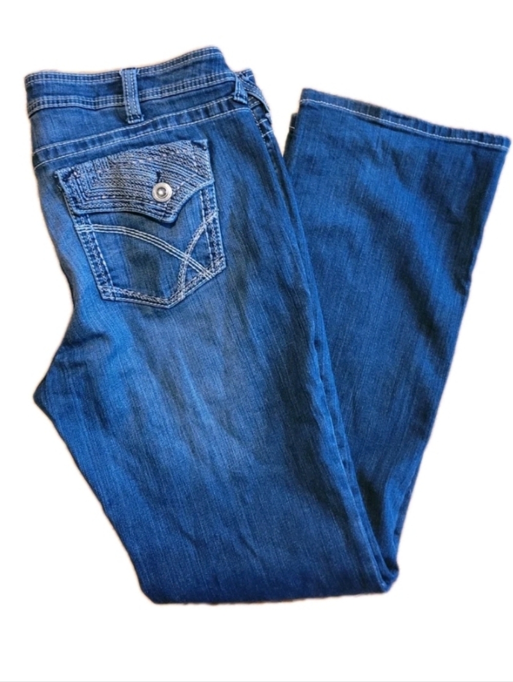 Ariat Jeans Women's 32R Blue Boot Cut 2015 Jeans Western Core Rodeo